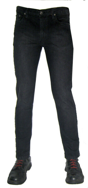 PANTALON ELASTICO NEGRO DESGASTADO